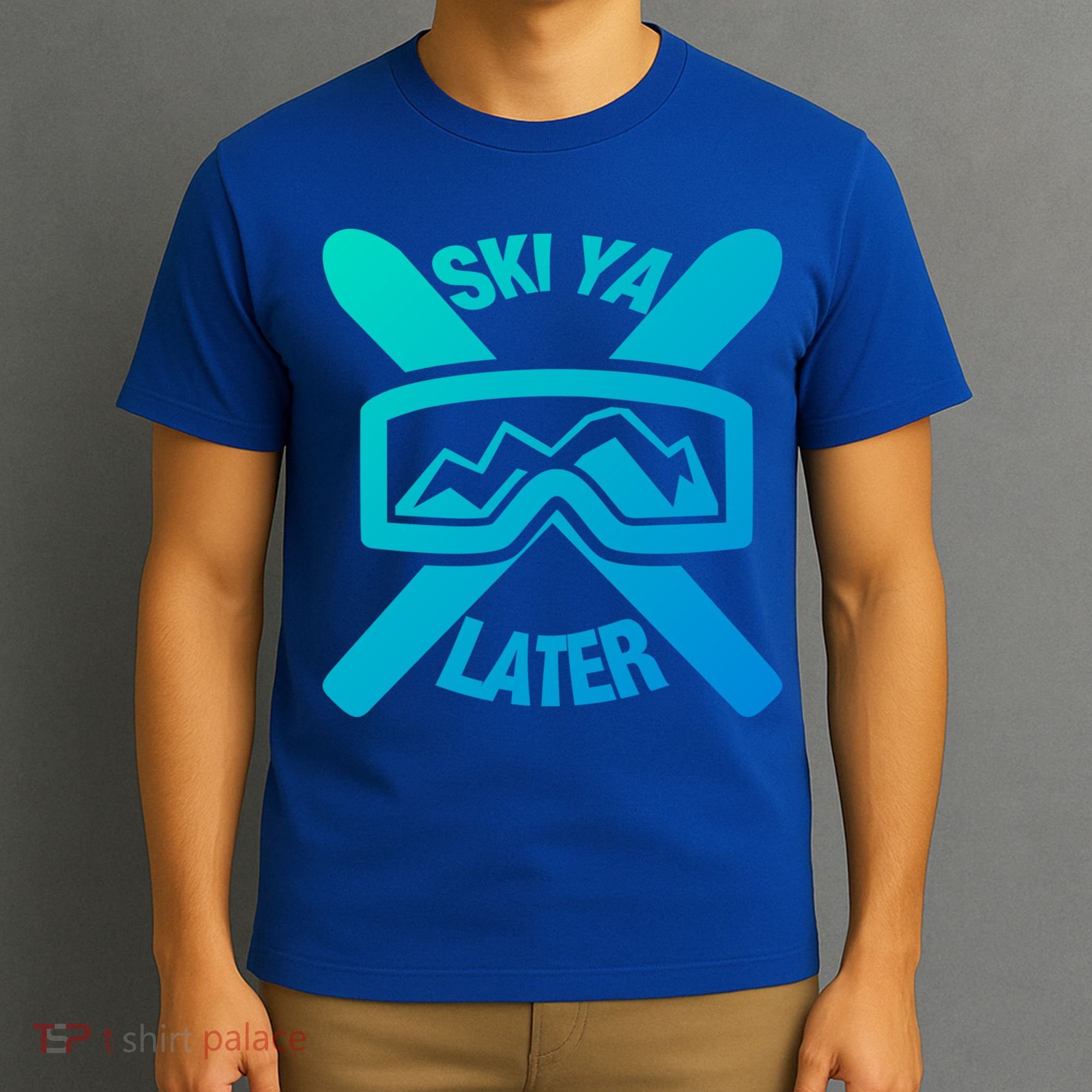 Ski Ya Later Funny Skiing Gift Great Gift T-Shirt