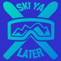 Ski Ya Later Funny Skiing Gift Great Gift Coaster thumb 2