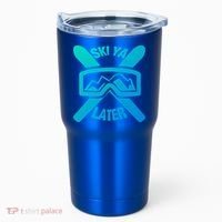 Ski Ya Later Funny Skiing Gift Great Gift Tumbler thumb 0