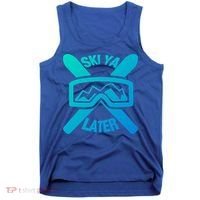 Ski Ya Later Funny Skiing Gift Great Gift Tank Top thumb 0