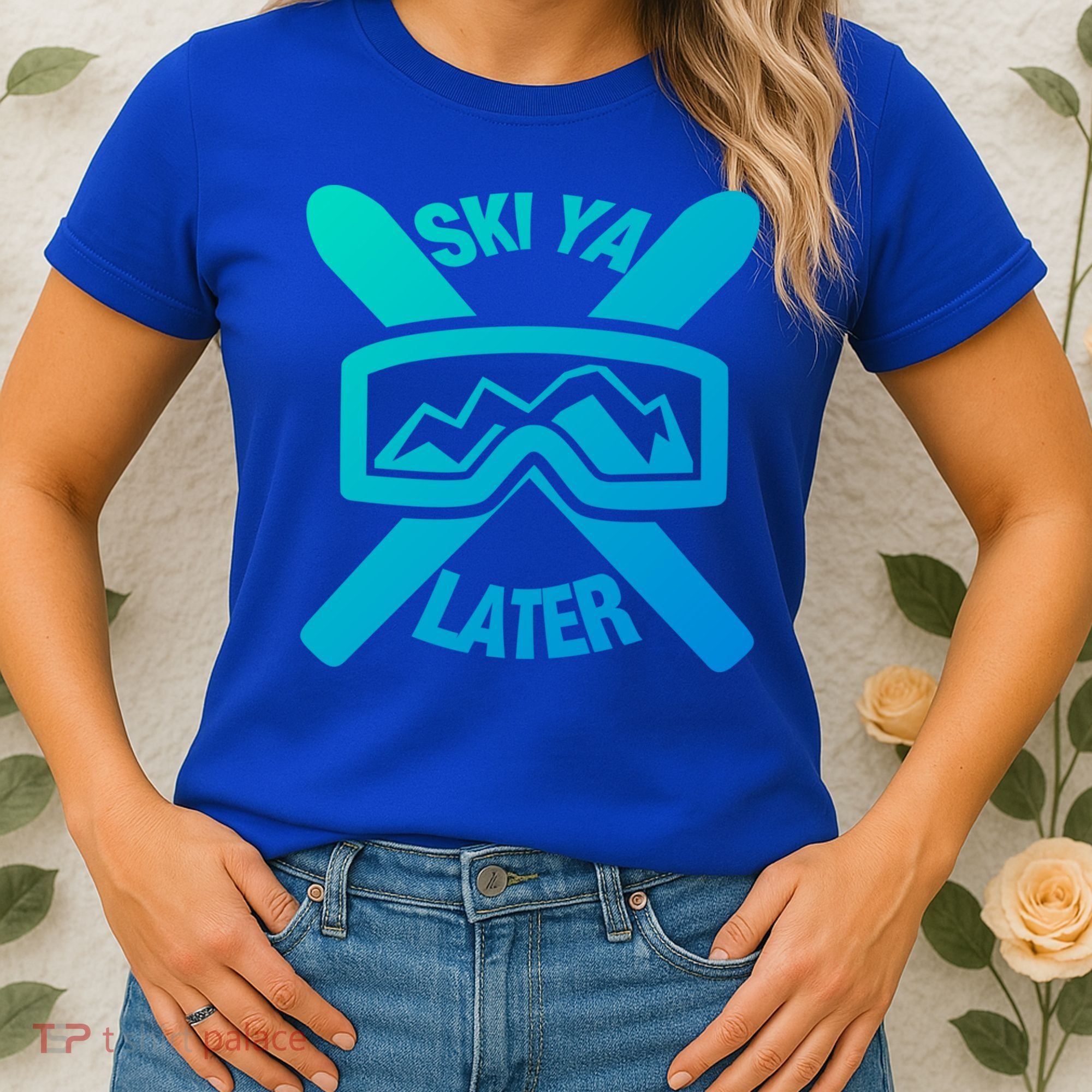 Ski Ya Later Funny Skiing Gift Great Gift Women's T-Shirt