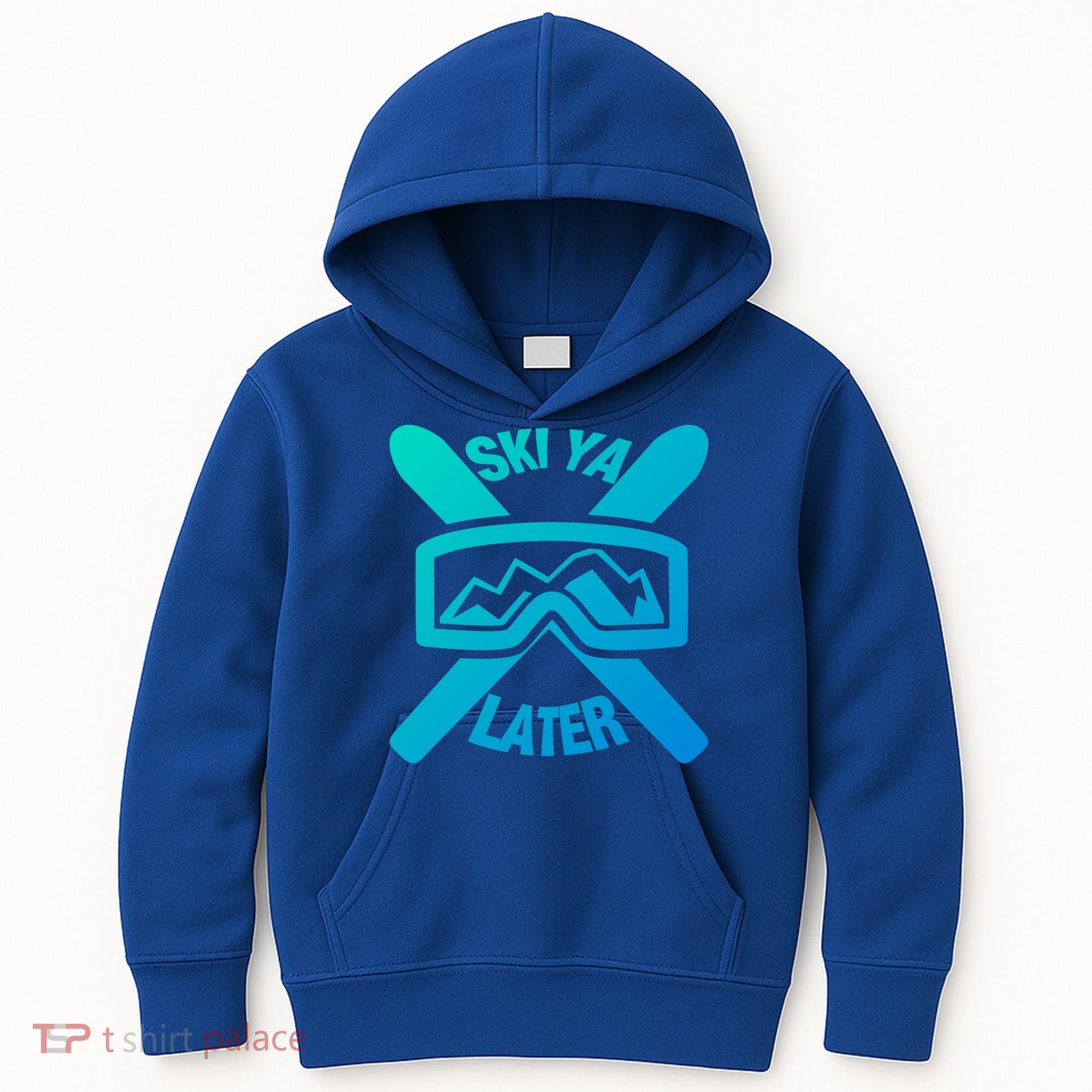 Ski Ya Later Funny Skiing Gift Great Gift Kids Hoodie