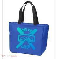 Ski Ya Later Funny Skiing Gift Great Gift Tote Bag thumb 3