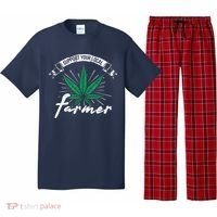 Support Your Local Weed Farmer Funny Cannabis Marijuana Gift Pajama Set thumb 0