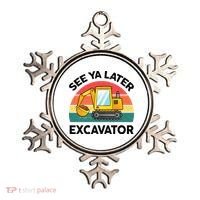See Ya Later Excavator Kids Funny Ornament thumb 0