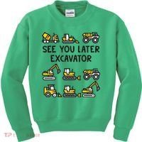 See You Later Excavator Kids Sweatshirt thumb 0
