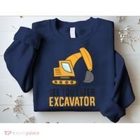 See You Later Excavator Boy Excavator Sweatshirt thumb 2