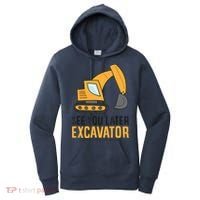 See You Later Excavator Boy Excavator Women's Hoodie thumb 0