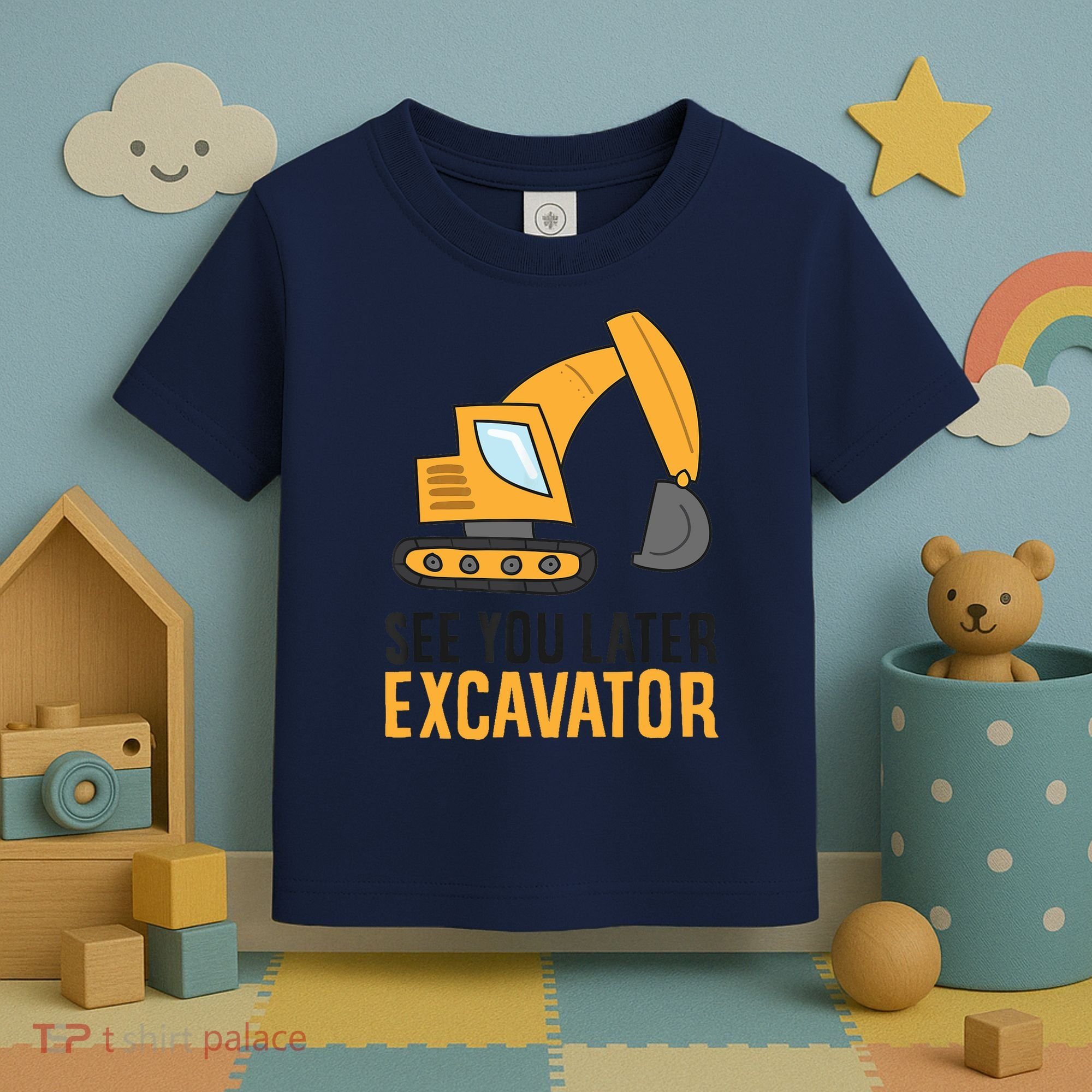 See You Later Excavator Boy Excavator Toddler T-Shirt