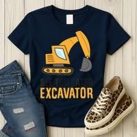 See You Later Excavator Boy Excavator Women's T-Shirt thumb 3