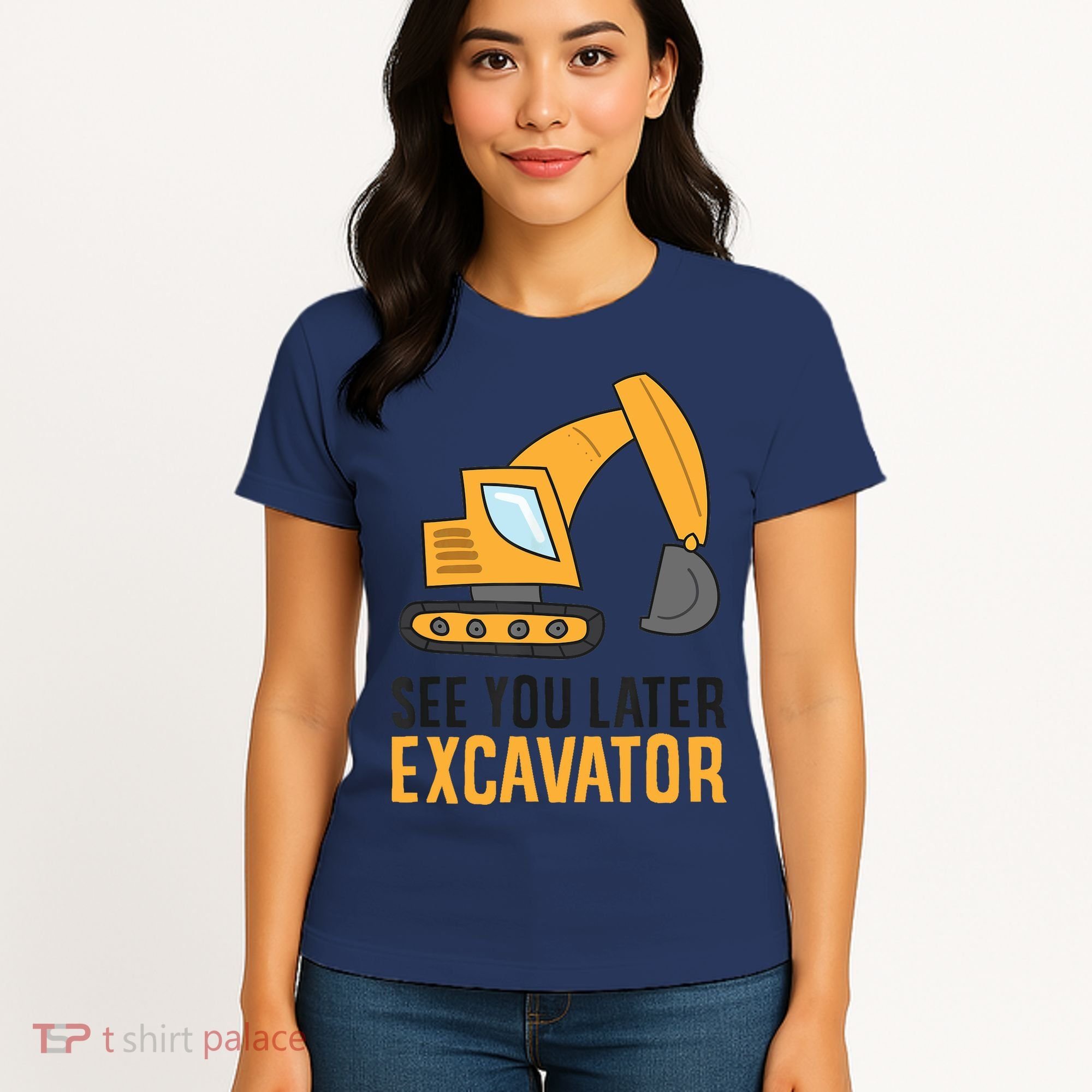 See You Later Excavator Boy Excavator Women's T-Shirt