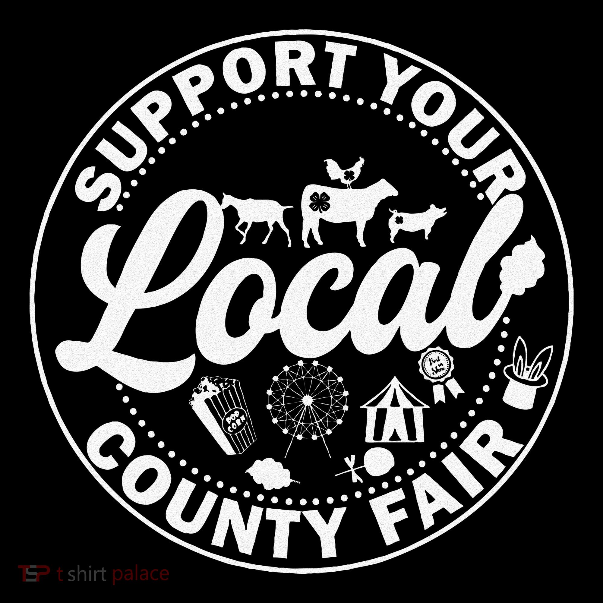 Support Your Local County Fair Animals Farm And Circus Tent Coffee Mug