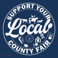 Support Your Local County Fair Animals Farm And Circus Tent Beanie thumb 2