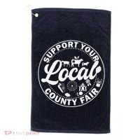 Support Your Local County Fair Animals Farm And Circus Tent Golf Towel thumb 0