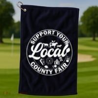 Support Your Local County Fair Animals Farm And Circus Tent Golf Towel thumb 1