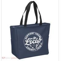 Support Your Local County Fair Animals Farm And Circus Tent Tote Bag thumb 2