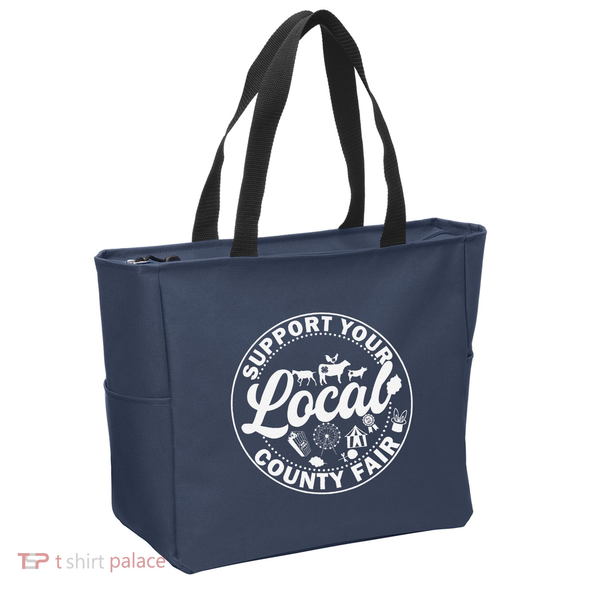 Support Your Local County Fair Animals Farm And Circus Tent Tote Bag