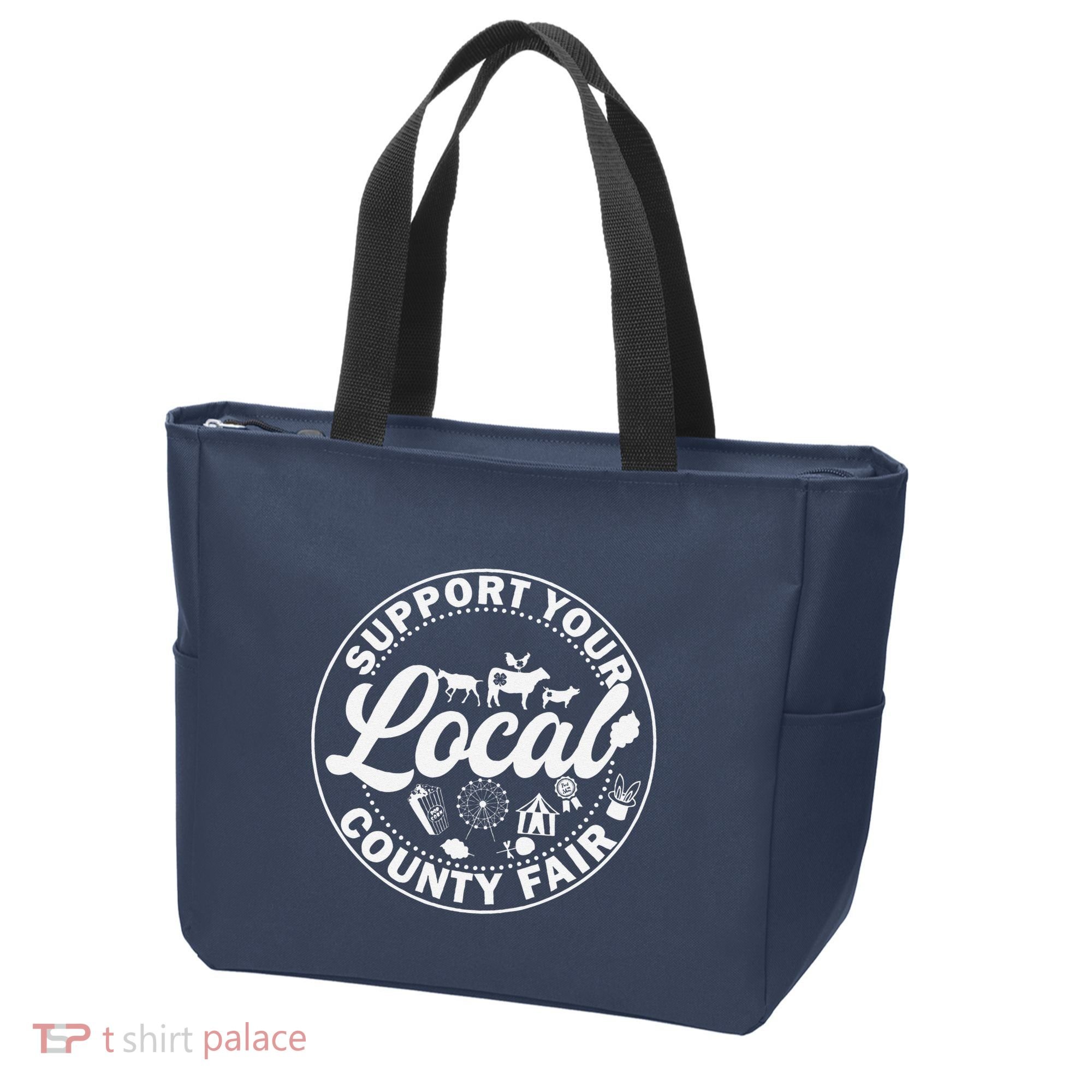 Support Your Local County Fair Animals Farm And Circus Tent Tote Bag