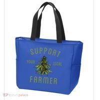 Support Your Local Farmer Funny Weed Marijuana Tote Bag thumb 3