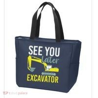 See You Later Excavator Tote Bag thumb 3