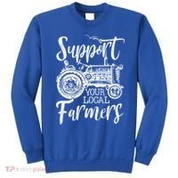 Support Your Local Farmers Go To Farmer's Market Funny Cool Gift Sweatshirt thumb 0