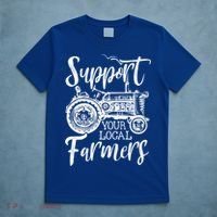 Support Your Local Farmers Go To Farmer's Market Funny Cool Gift T-Shirt thumb 5