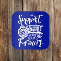 Support Your Local Farmers Go To Farmer's Market Funny Cool Gift Coaster thumb 0