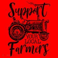 Support Your Local Farmers Go To Farmer's Market Funny Cool Gift Santa Hat thumb 1