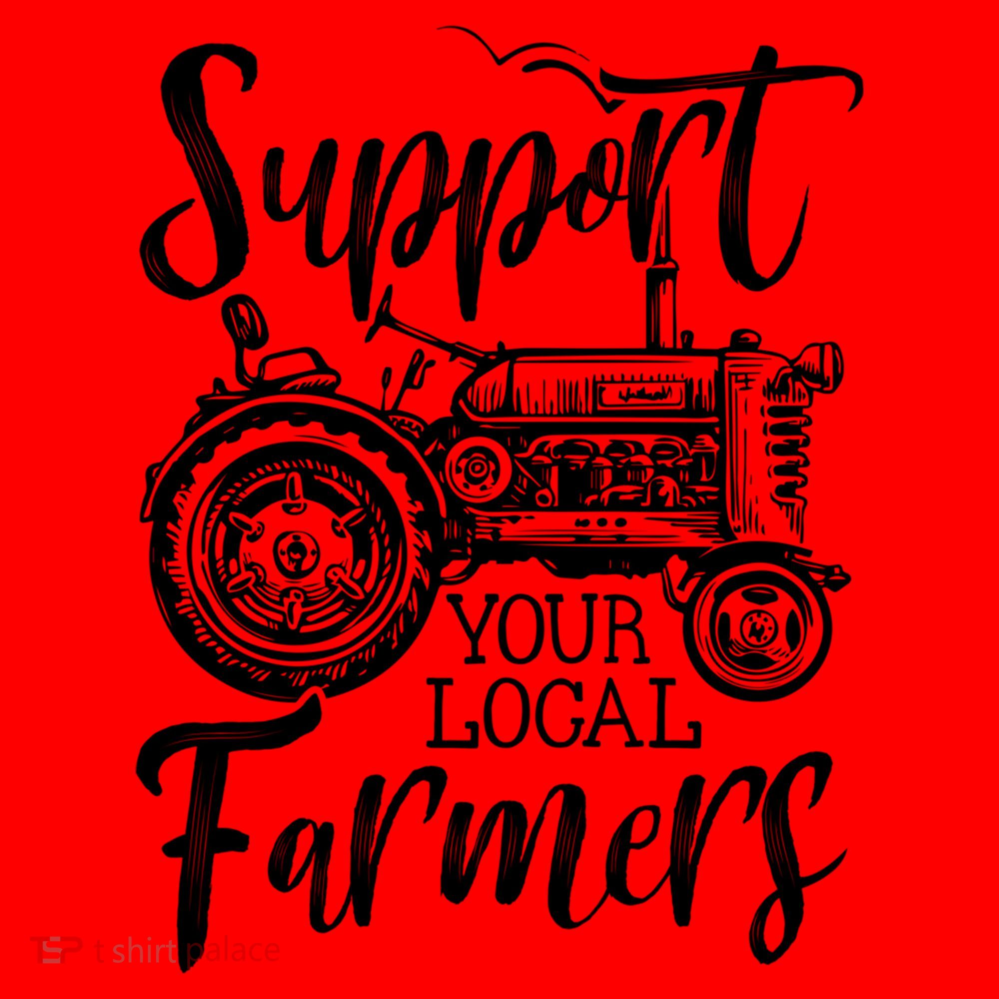 Support Your Local Farmers Go To Farmer's Market Funny Cool Gift Santa Hat