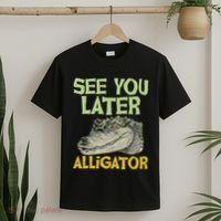 See You Later Alligator Gator Crocodile Zoo Animal Lover T-Shirt thumb 2
