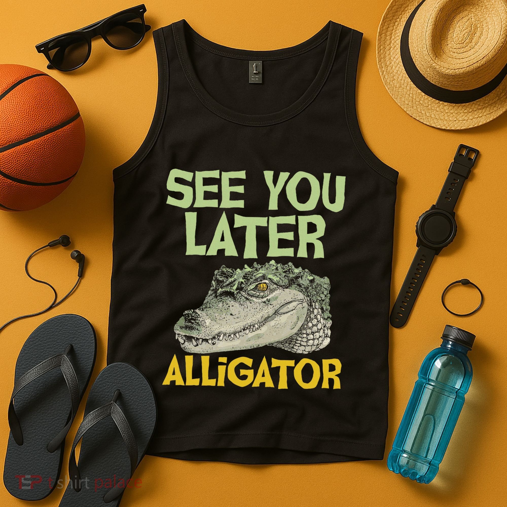 See You Later Alligator Gator Crocodile Zoo Animal Lover Tank Top