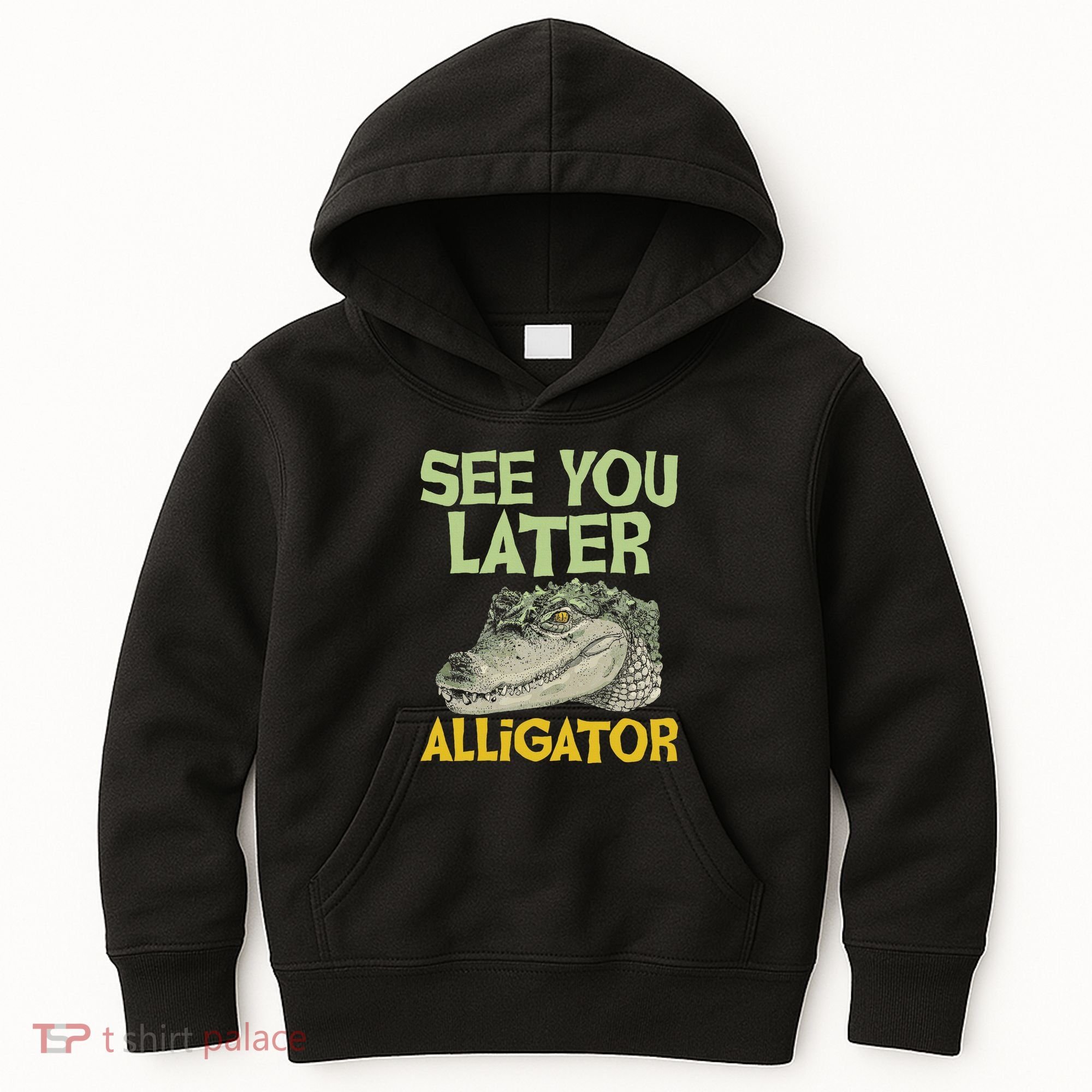 See You Later Alligator Gator Crocodile Zoo Animal Lover Kids Hoodie