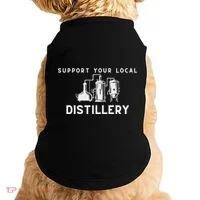 Support Your Local Distillery Beer Drinker Doggie Tank thumb 0