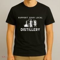 Support Your Local Distillery Beer Drinker T-Shirt thumb 3