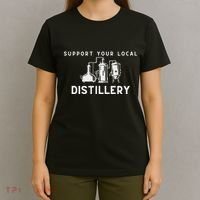 Support Your Local Distillery Beer Drinker T-Shirt thumb 4