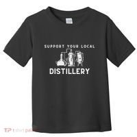 Support Your Local Distillery Beer Drinker Toddler T-Shirt thumb 0
