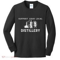 Support Your Local Distillery Beer Drinker Kids Long Sleeve Shirt thumb 0