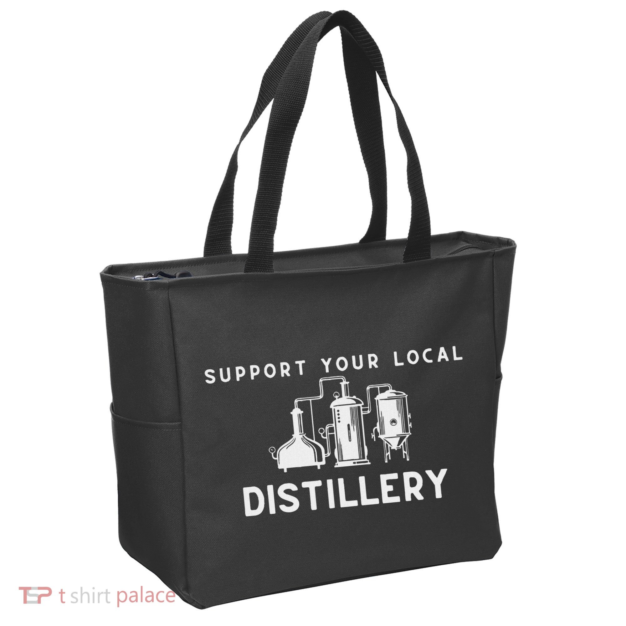 Support Your Local Distillery Beer Drinker Tote Bag