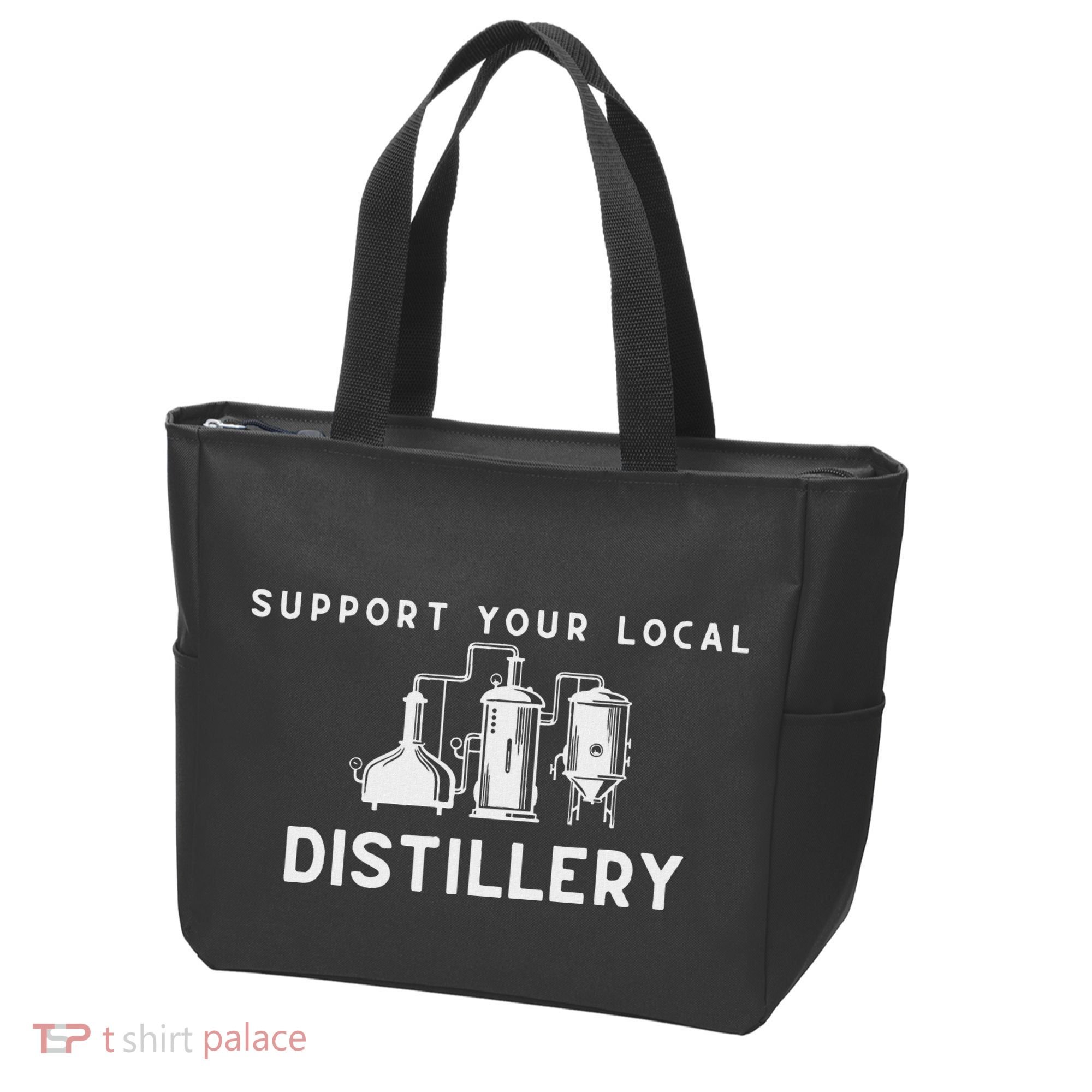 Support Your Local Distillery Beer Drinker Tote Bag