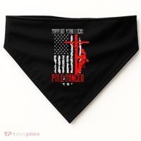Support Your Local Pole Dancer Electric Lineman USA-Made Doggie Bandana thumb 0