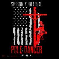 Support Your Local Pole Dancer Electric Lineman Coaster thumb 2