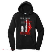 Support Your Local Pole Dancer Electric Lineman Women's Hoodie thumb 0