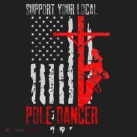 Support Your Local Pole Dancer Electric Lineman Hat thumb 2