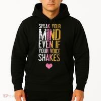 Speak Your Mind Even If Your Voice Shakes Rbg Hoodie thumb 2