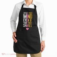 Speak Your Mind Even If Your Voice Shakes Rbg Apron thumb 2