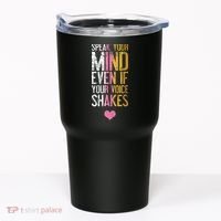 Speak Your Mind Even If Your Voice Shakes Rbg Tumbler thumb 0