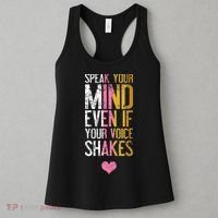 Speak Your Mind Even If Your Voice Shakes Rbg Women's Tank Top thumb 3