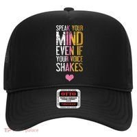 Speak Your Mind Even If Your Voice Shakes Rbg Hat thumb 0