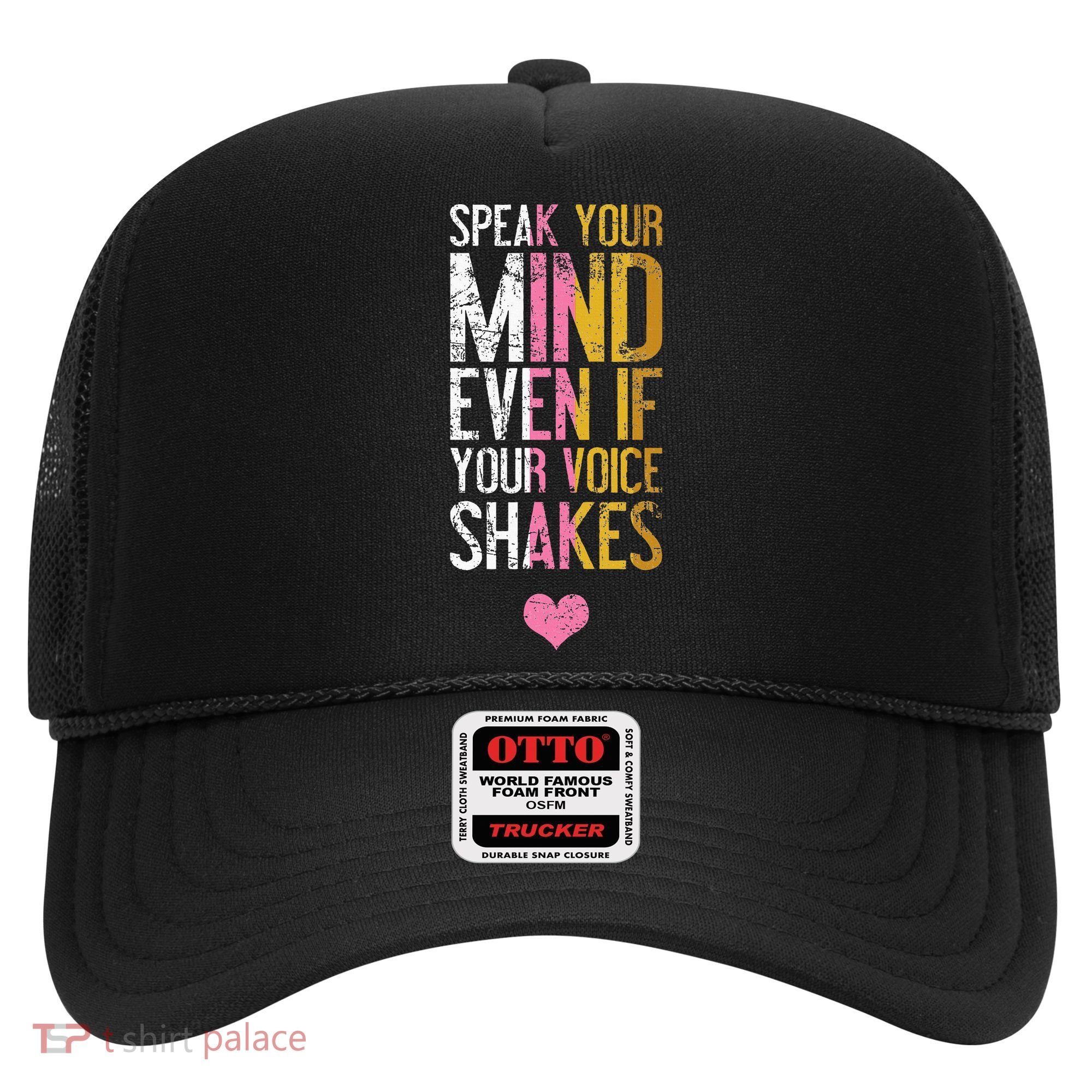 Speak Your Mind Even If Your Voice Shakes Rbg Hat