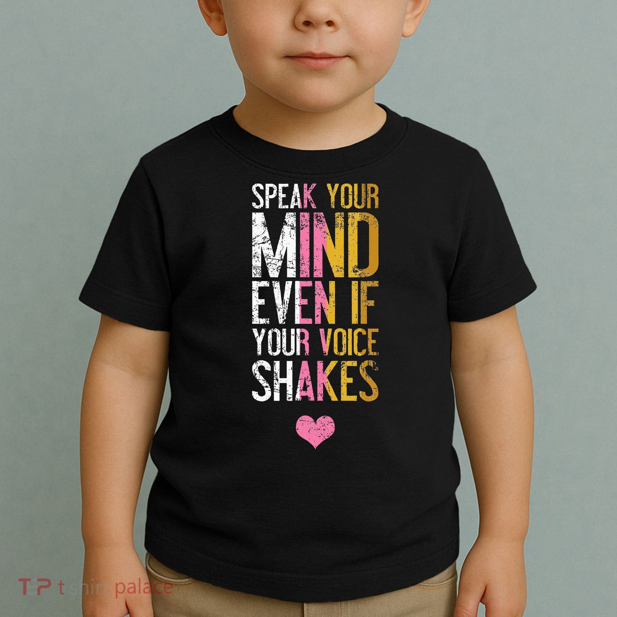 Speak Your Mind Even If Your Voice Shakes Rbg Toddler T-Shirt
